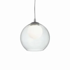 Luminaires Ideallux Suspension Ideal Lux NEMO Chrome, 1 lumière