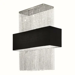 Lampes En Tissu-Luminaires Ideallux Suspension Ideal Lux PHOENIX Noir, 5 lumières