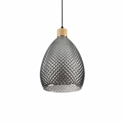 Luminaires Antiques-Luminaires Ideallux Suspension Ideallux BERGEN-1 Chrome, 1 lumière