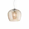 Luminaires Ideallux Suspension Ideallux BLOSSOM Chrome, 1 lumière