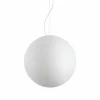 Lampes À Boules-Luminaires Ideallux Suspension Ideallux CARTA Blanc, 1 lumière