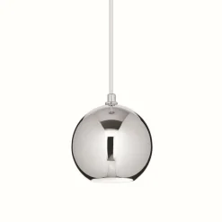 Lampes À Boules-Luminaires Ideallux Suspension Ideallux Chrome, 1 lumière