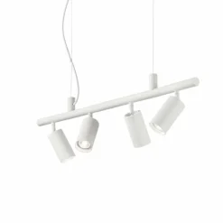 Luminaires Ideallux Suspension Ideallux DYNAMITE Blanc, 4 lumières* Suspensions