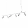 Luminaires Ideallux Suspension Ideallux DYNAMITE Blanc, 6 lumières* Suspensions