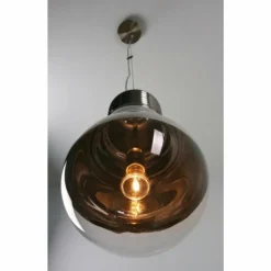 Luminaires Ideallux Suspension Ideallux LUCE Chrome, Acier inoxydable, 1 lumière