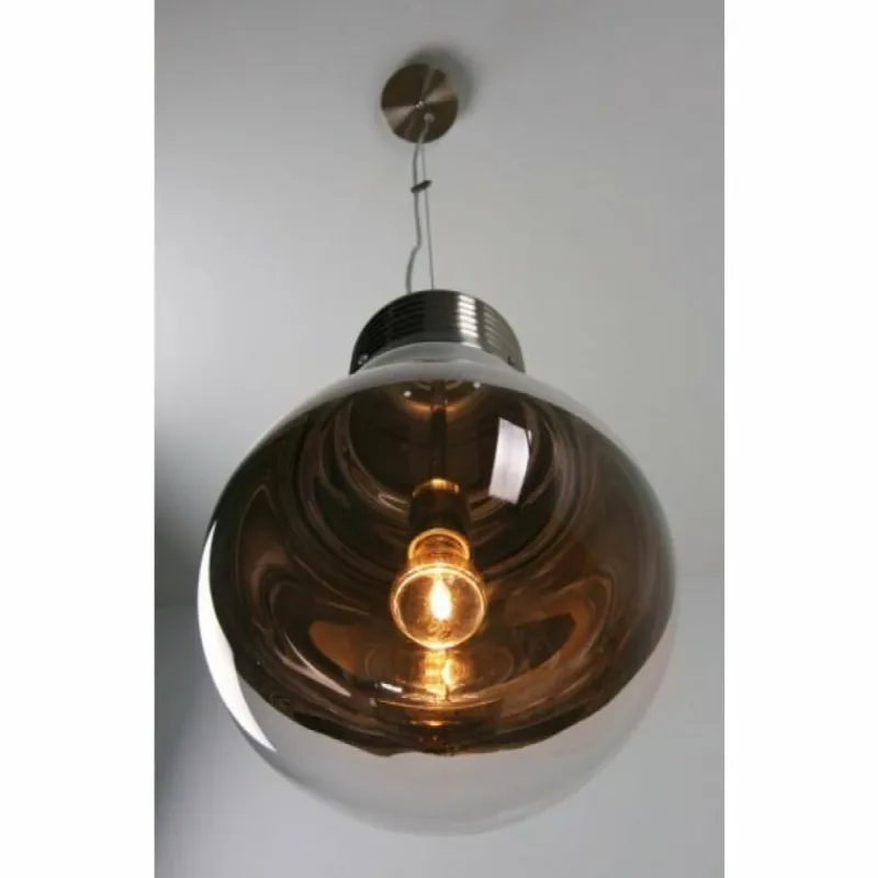 Luminaires Ideallux Suspension Ideallux LUCE Chrome, Acier inoxydable, 1 lumière