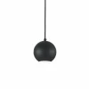 Lampes À Boules-Luminaires Ideallux Suspension Ideallux MR Noir, 1 lumière