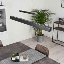 hofstein Suspension Ifo LED Noir, 1 lumière