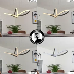 hofstein Suspension Ignal LED Nickel mat, 1 lumière