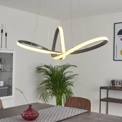 hofstein Suspension Ignal LED Nickel mat, 1 lumière