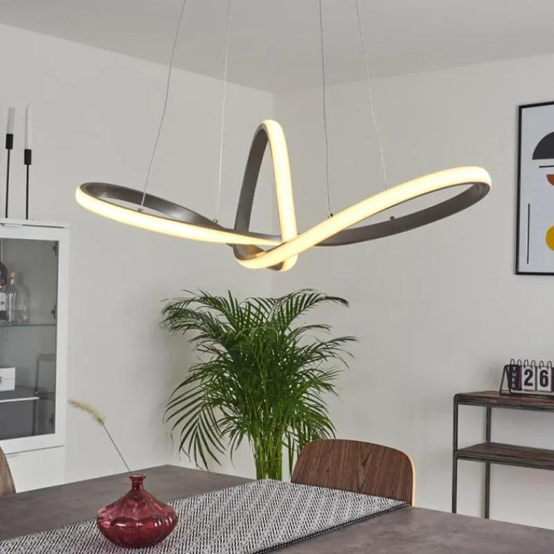 hofstein Suspension Ignal LED Nickel mat, 1 lumière