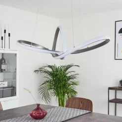 hofstein Suspension Ignal LED Nickel mat, 1 lumière