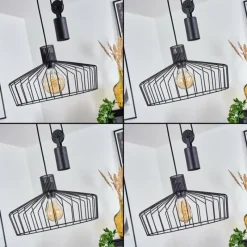 Lampes Vintages & Rétros-hofstein Suspension Ilihuli Noir, 1 lumière