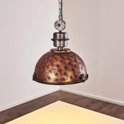 Lampes Industrielles-hofstein Suspension Ilvy Brun, 1 lumière