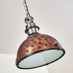 Lampes Industrielles-hofstein Suspension Ilvy Brun, 1 lumière