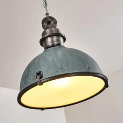 hofstein Suspension Ilvy Gris, Argenté, 1 lumière