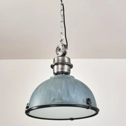 hofstein Suspension Ilvy Gris, Argenté, 1 lumière