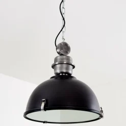 Lampes Industrielles-hofstein Suspension Ilvy Noir, 1 lumière