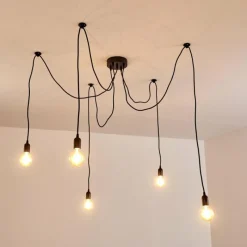 hofstein Suspension Imini Noir, 5 lumières