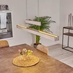 hofstein Suspension Inicio LED Nickel mat, 5 lumières