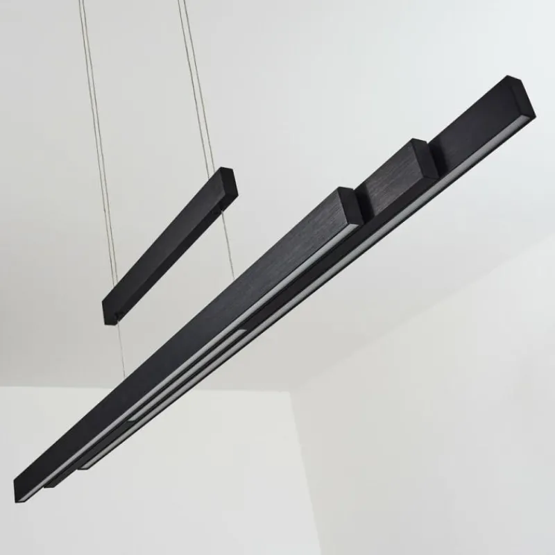 hofstein Suspension Inicio LED Noir, 3 lumières