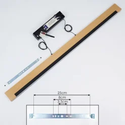 hofstein Suspension Inzino LED Noir, 1 lumière