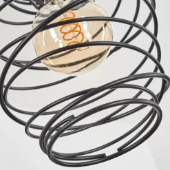 Lampes Vintages & Rétros-hofstein Suspension Iserables Noir, 1 lumière