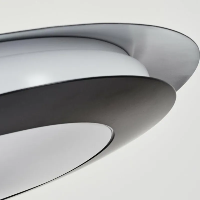 hofstein Suspension Ittingen LED Noir, 1 lumière, Changeur de couleurs