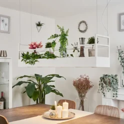 hofstein Suspension Jabilla Blanc, 6 lumières