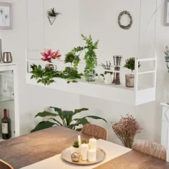 hofstein Suspension Jabilla Blanc, 6 lumières