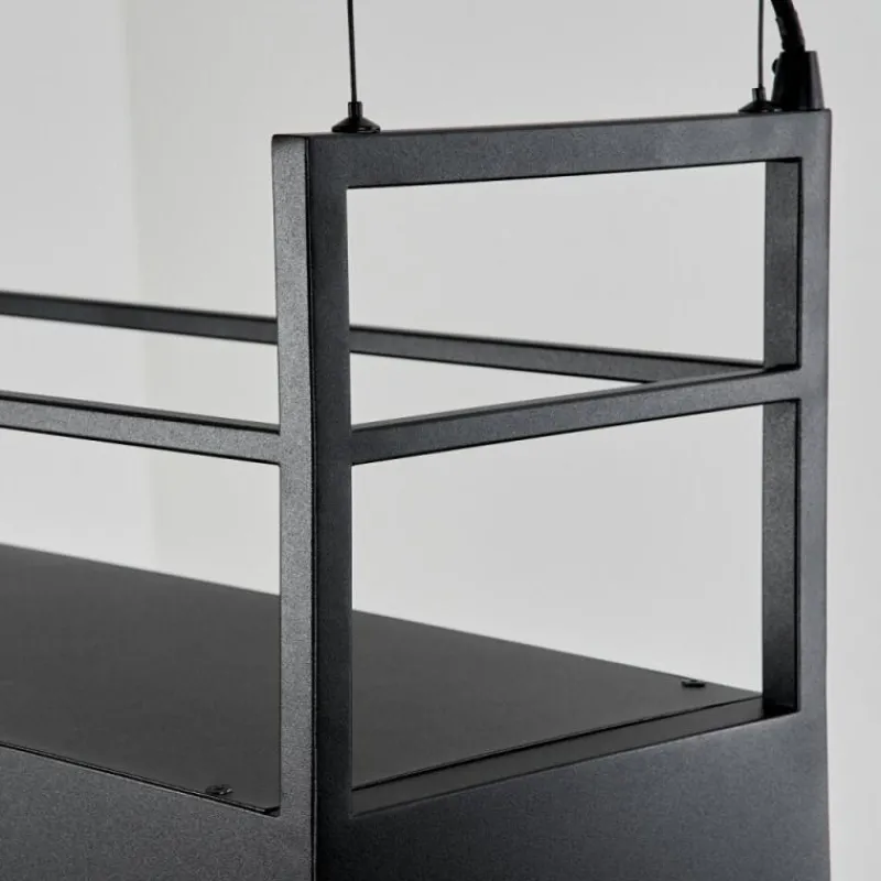 hofstein Suspension Jabilla Noir, 6 lumières