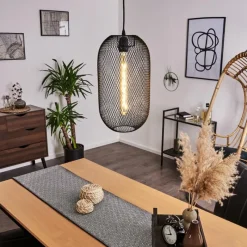 Lampes Vintages & Rétros-hofstein Suspension Jacinta Noir, 1 lumière