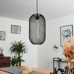 Lampes Vintages & Rétros-hofstein Suspension Jacinta Noir, 1 lumière