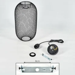 Lampes Vintages & Rétros-hofstein Suspension Jacinta Noir, 1 lumière