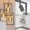 Lampes Vintages & Rétros-hofstein Suspension Janskloster Acier brossé, 3 lumières