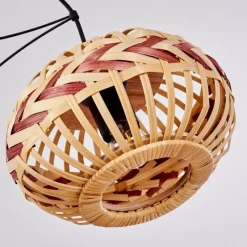 Style Boho-Chic-hofstein Suspension Jaurama Noir, 3 lumières