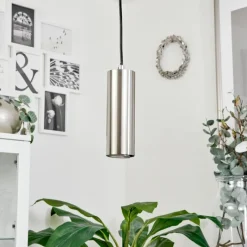 hofstein Suspension Javel Chrome, Nickel mat, 1 lumière* Suspensions