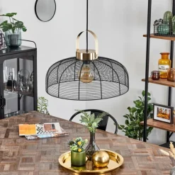 Lampes Vintages & Rétros-hofstein Suspension Jessie Noir, 1 lumière