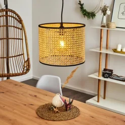 Style Boho-Chic-hofstein Suspension Jonas Noir, 1 lumière