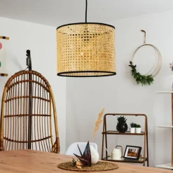 Style Boho-Chic-hofstein Suspension Jonas Noir, 1 lumière