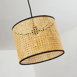 Style Boho-Chic-hofstein Suspension Jonas Noir, 1 lumière