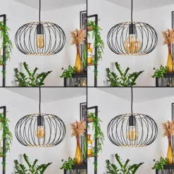 Lampes Industrielles-hofstein Suspension Journy Noir, 1 lumière