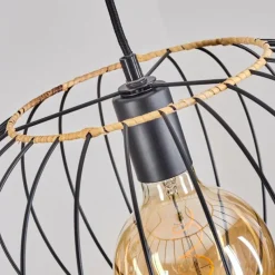 Lampes Industrielles-hofstein Suspension Journy Noir, 1 lumière