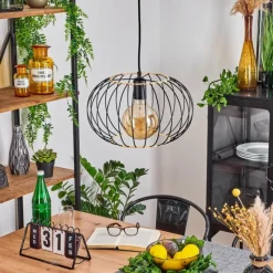 Lampes Industrielles-hofstein Suspension Journy Noir, 1 lumière