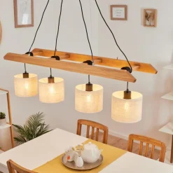 Lampes En Tissu-hofstein Suspension Jubileo Écru, 4 lumières