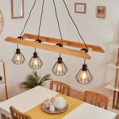 Style Boho-Chic-hofstein Suspension Jubileo Écru, 4 lumières