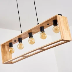 Luminaires Scandinaves-hofstein Suspension Kabimoi Noir, 5 lumières