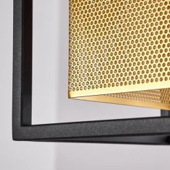 Lampes Dorées-hofstein Suspension Kabul Noir, 3 lumières