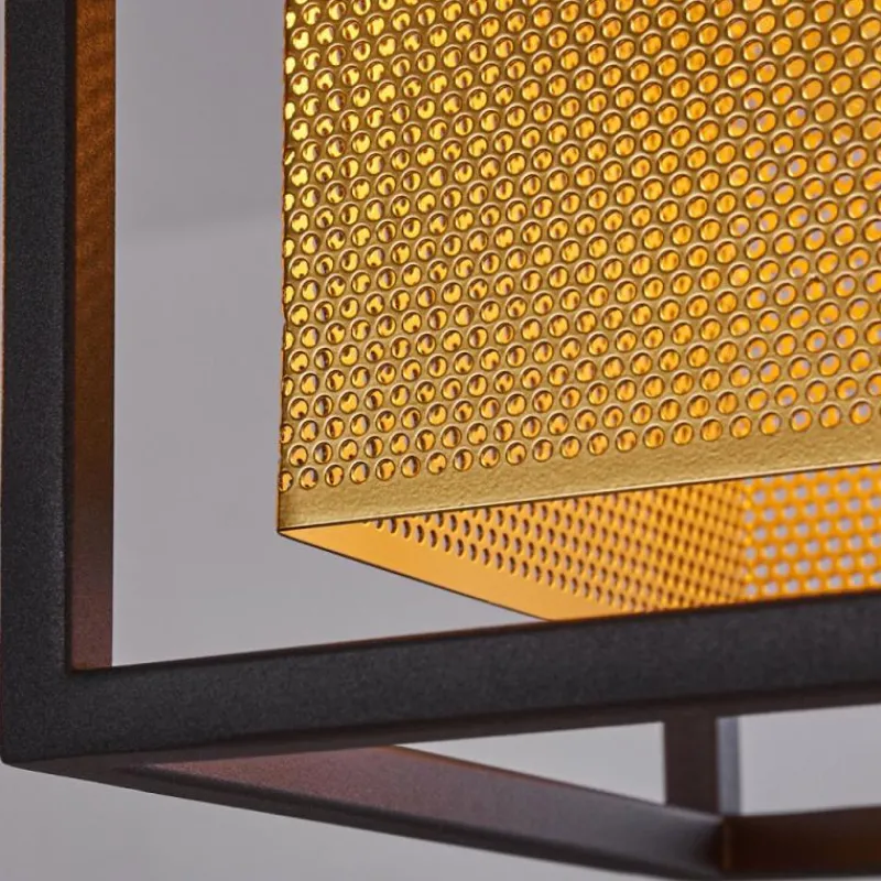 Lampes Dorées-hofstein Suspension Kabul Noir, 3 lumières