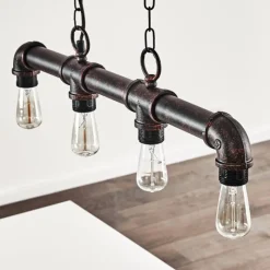 hofstein Suspension Kajen Rouille, 4 lumières* Suspensions